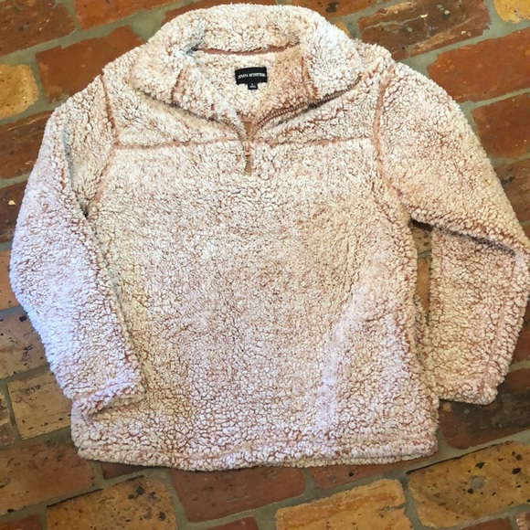 Zenana Outfitters Sherpa Teddy Pullover with pockets szL - Picture 5 of 11